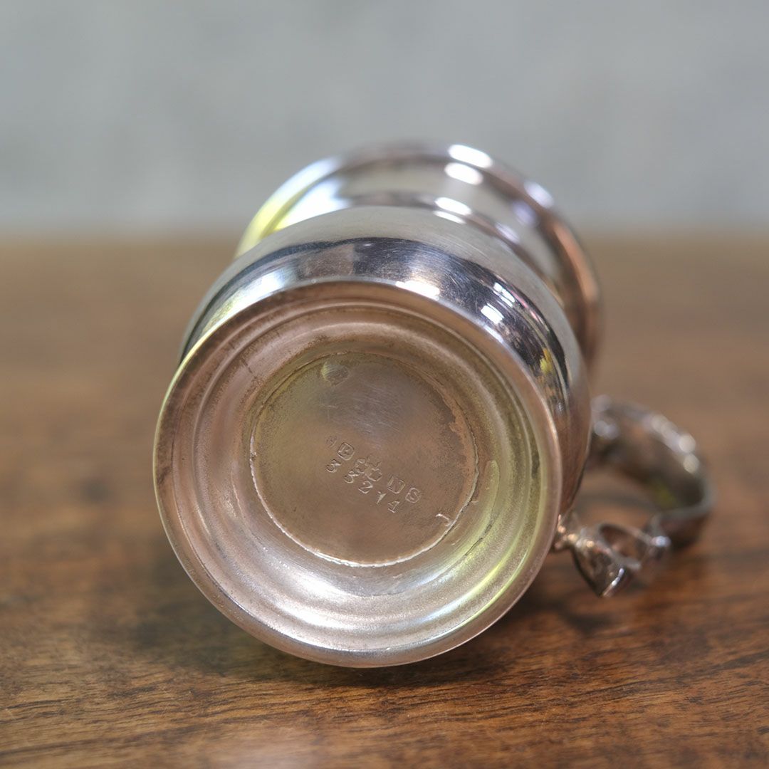 ヴィンテージ マグカップ イギリス シルバープレート9