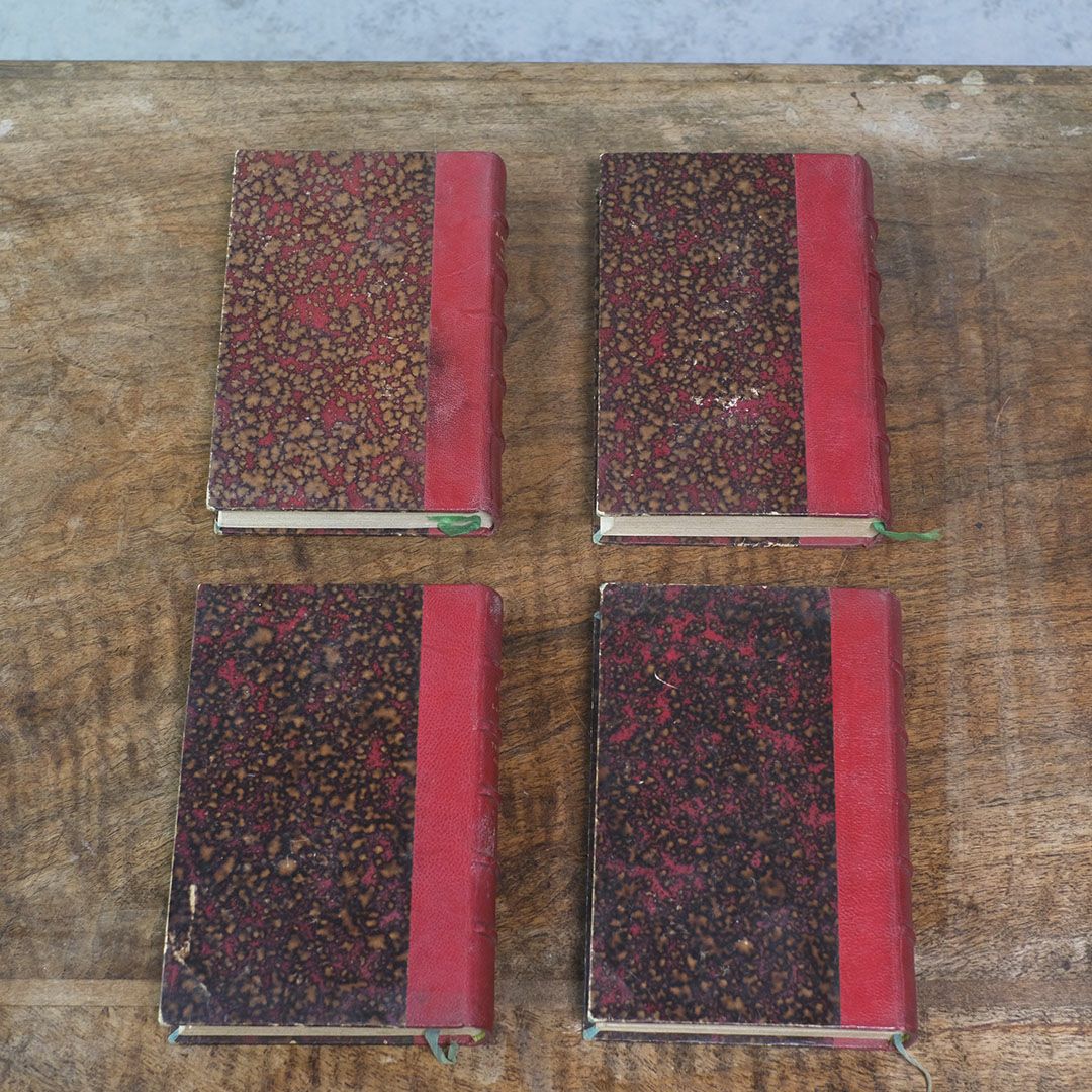 アンティークブック 革張りの古書 レザーブック ヨーロッパ4