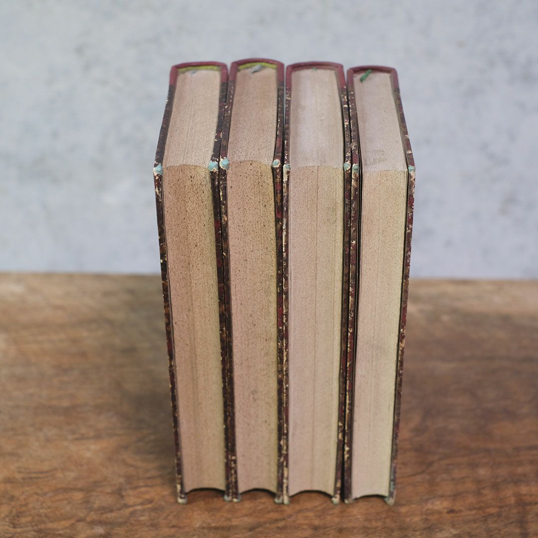 アンティークブック 革張りの古書 レザーブック ヨーロッパ7