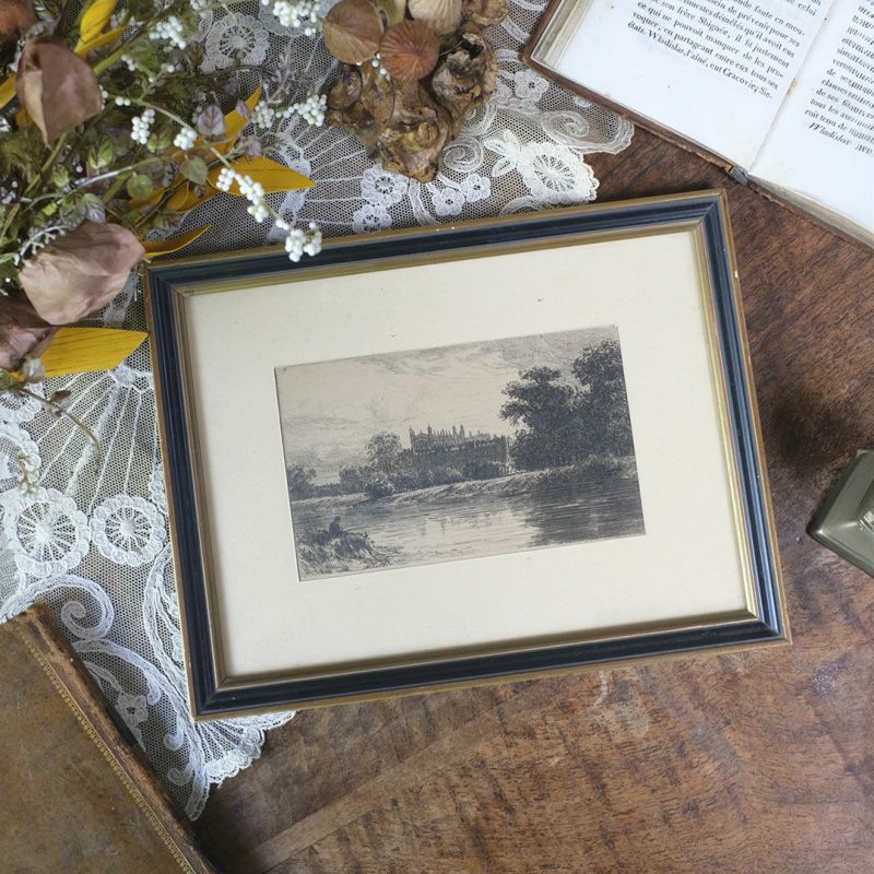 カイコ・モティ ドーリー湖 風景画 リトグラフ アート額装品 00567_1.jpg