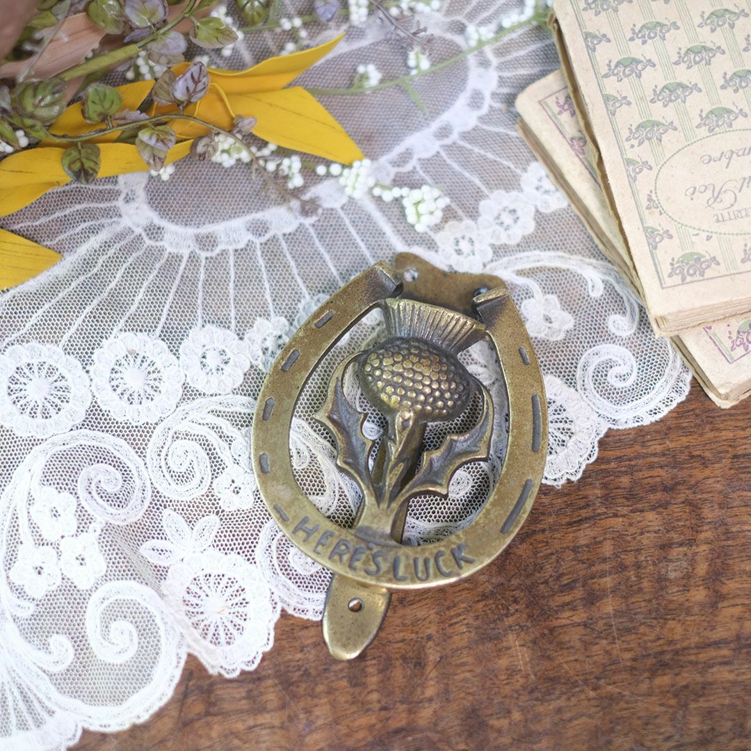 アンティーク ドアノッカー イギリス ドア飾り 真鍮