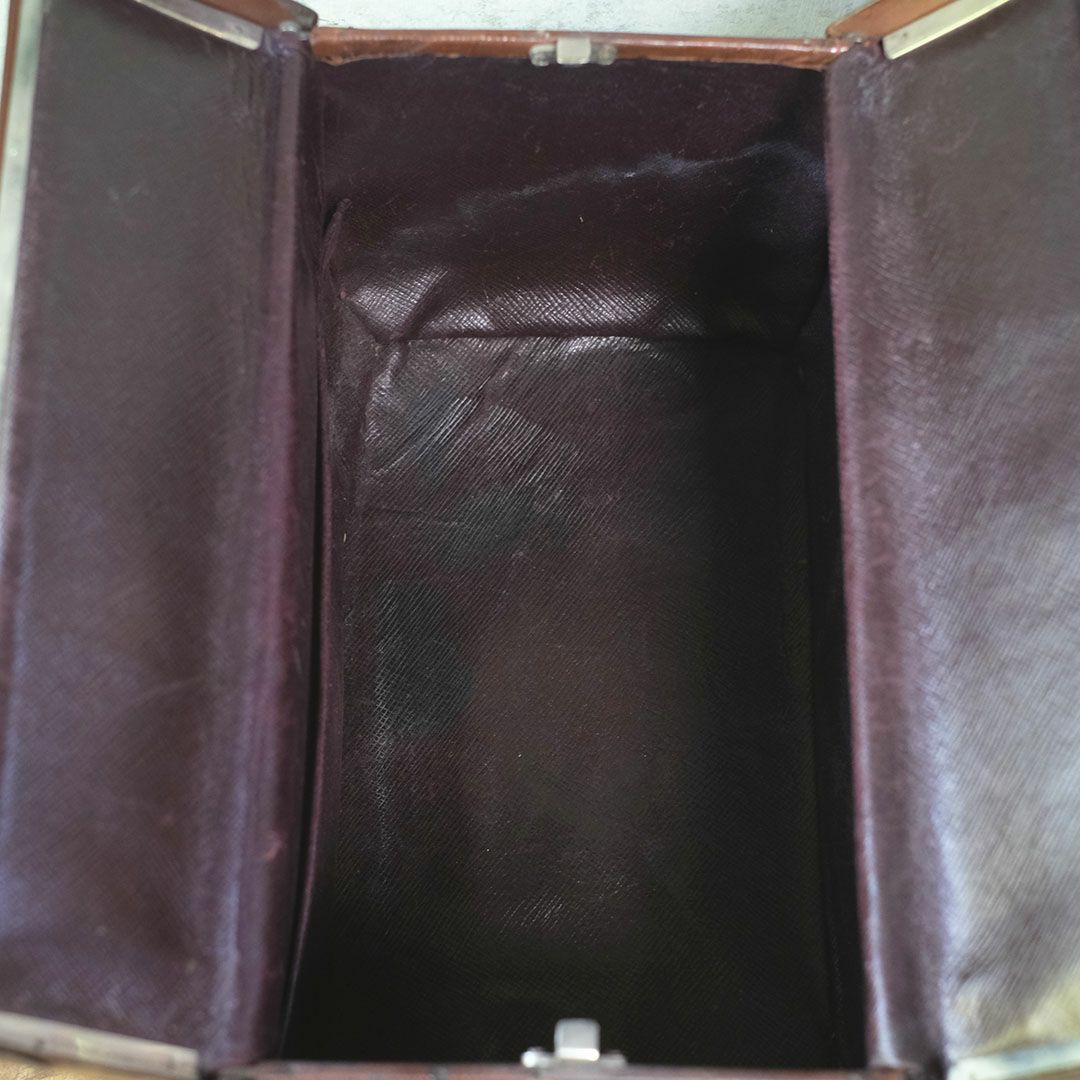 アンティークドクターズバッグ イギリス 本革 医者用鞄6