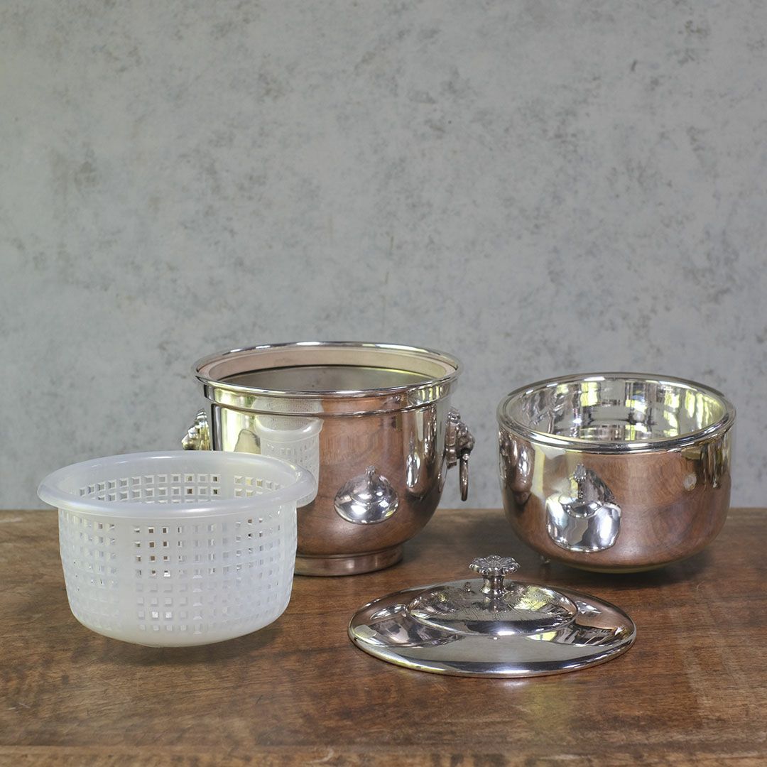 ヴィンテージアイスバスケット MAPPIN&WEBB マッピンアンドウェブ シルバープレート イギリス1