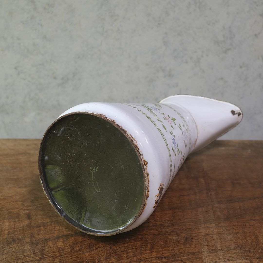 アンティークエナメルピッチャー フランス 琺瑯8