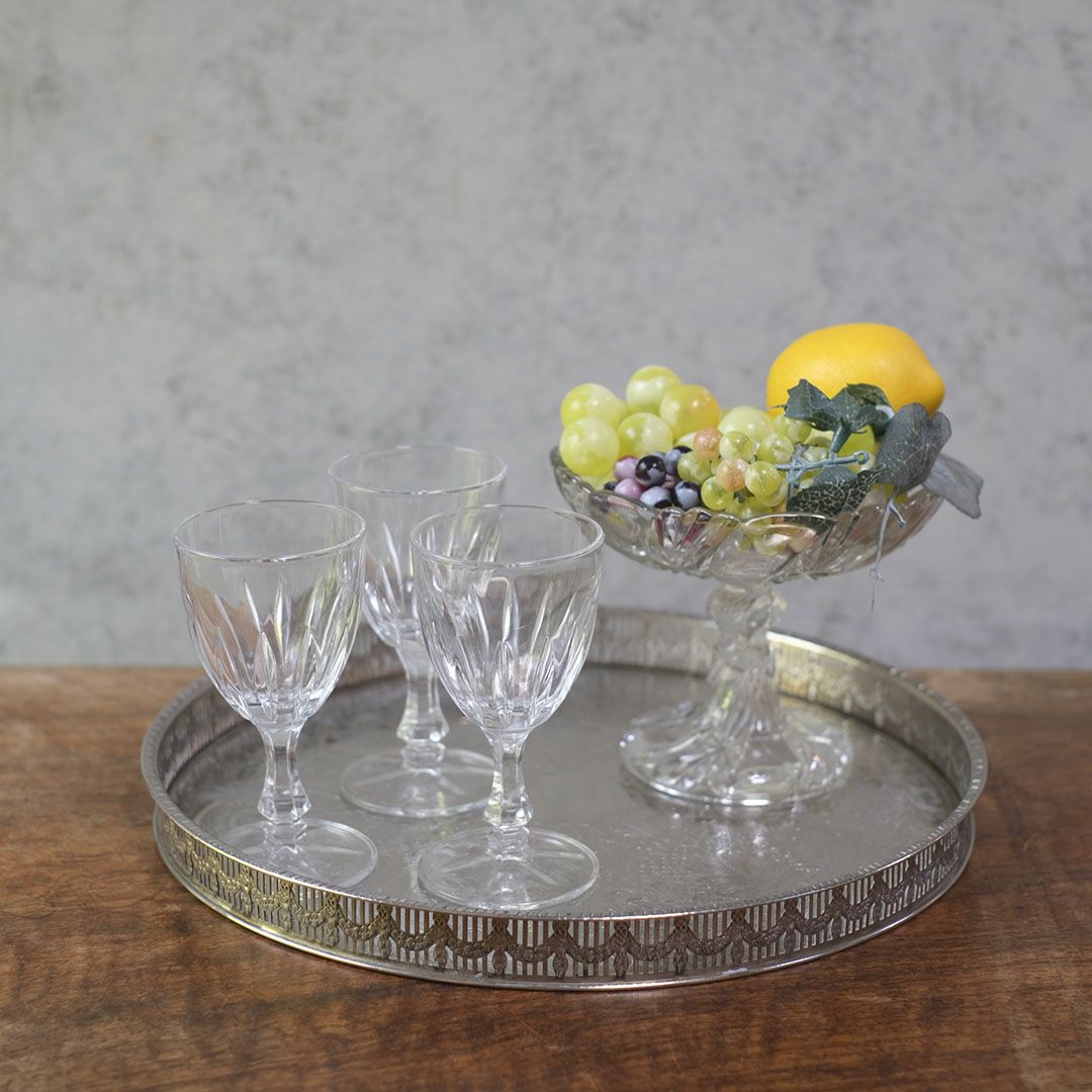 ヴィンテージ シルバープレートトレイ お盆 イギリス