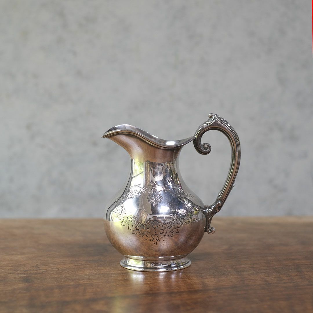 アンティークミルクジャグ イギリス シルバープレート ミルクポット1