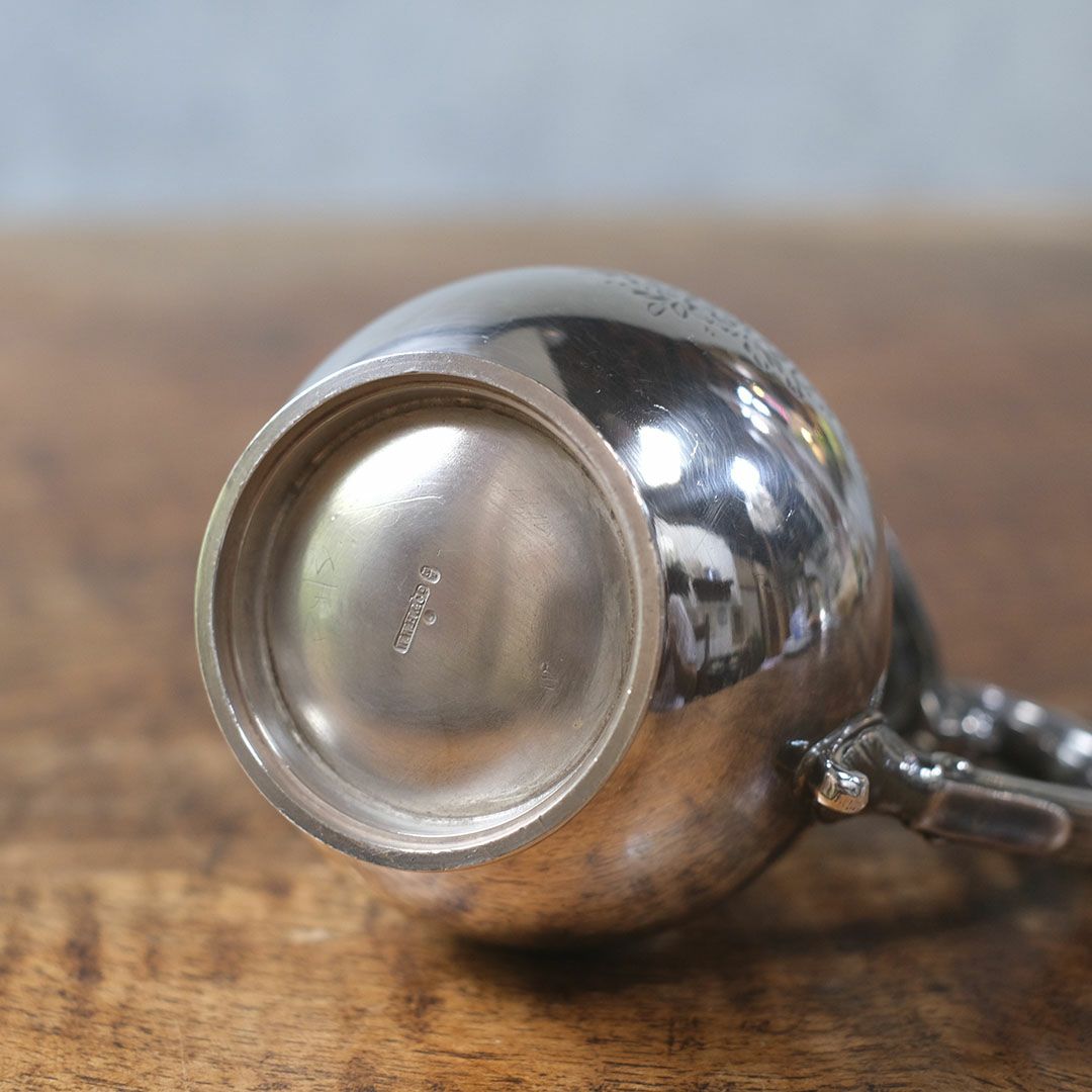 アンティークミルクジャグ イギリス シルバープレート ミルクポット8