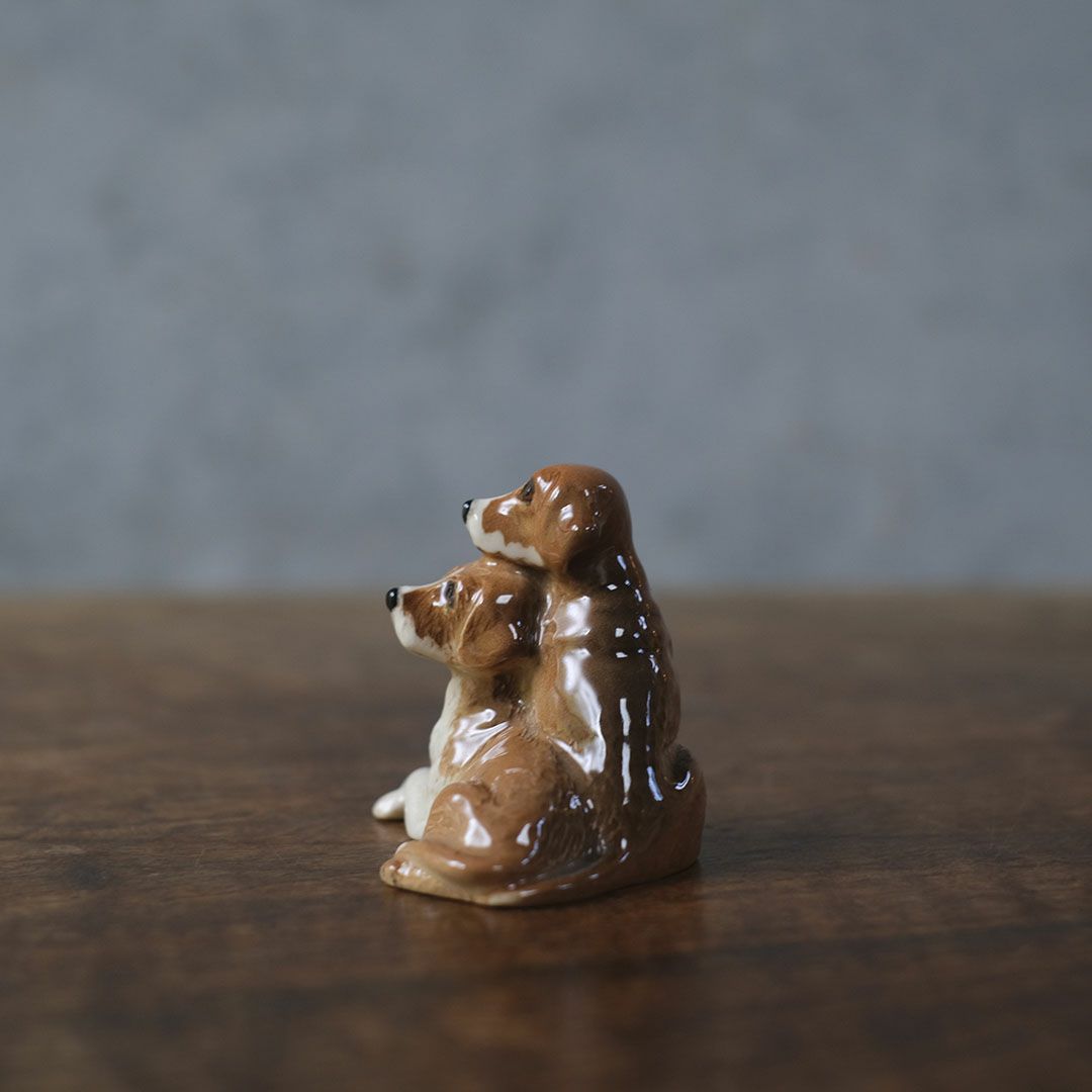 ヴィンテージフィギリン犬 イギリス 陶器 置物2