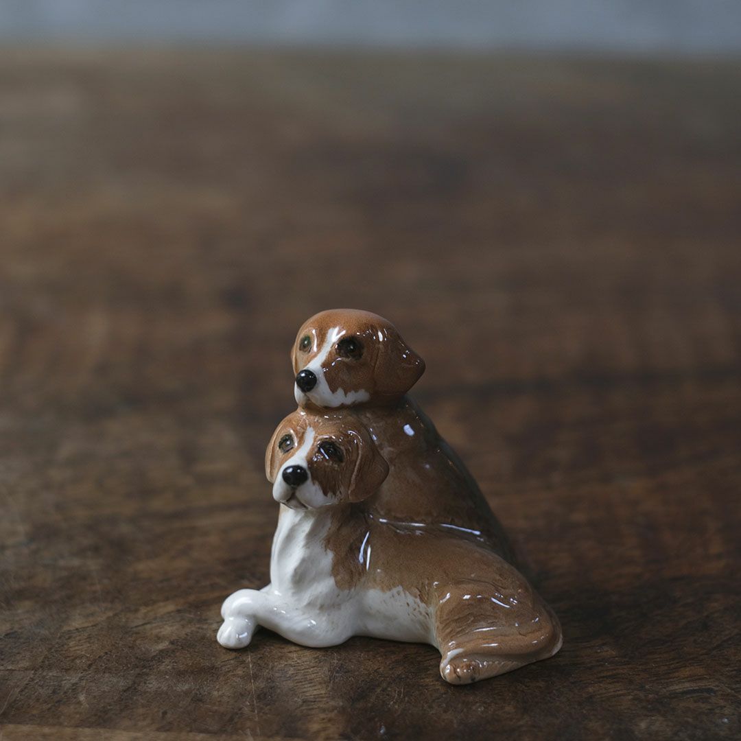 ヴィンテージフィギリン犬 イギリス 陶器 置物3
