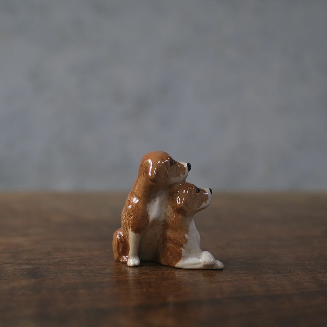ヴィンテージフィギリン犬 イギリス 陶器 置物5