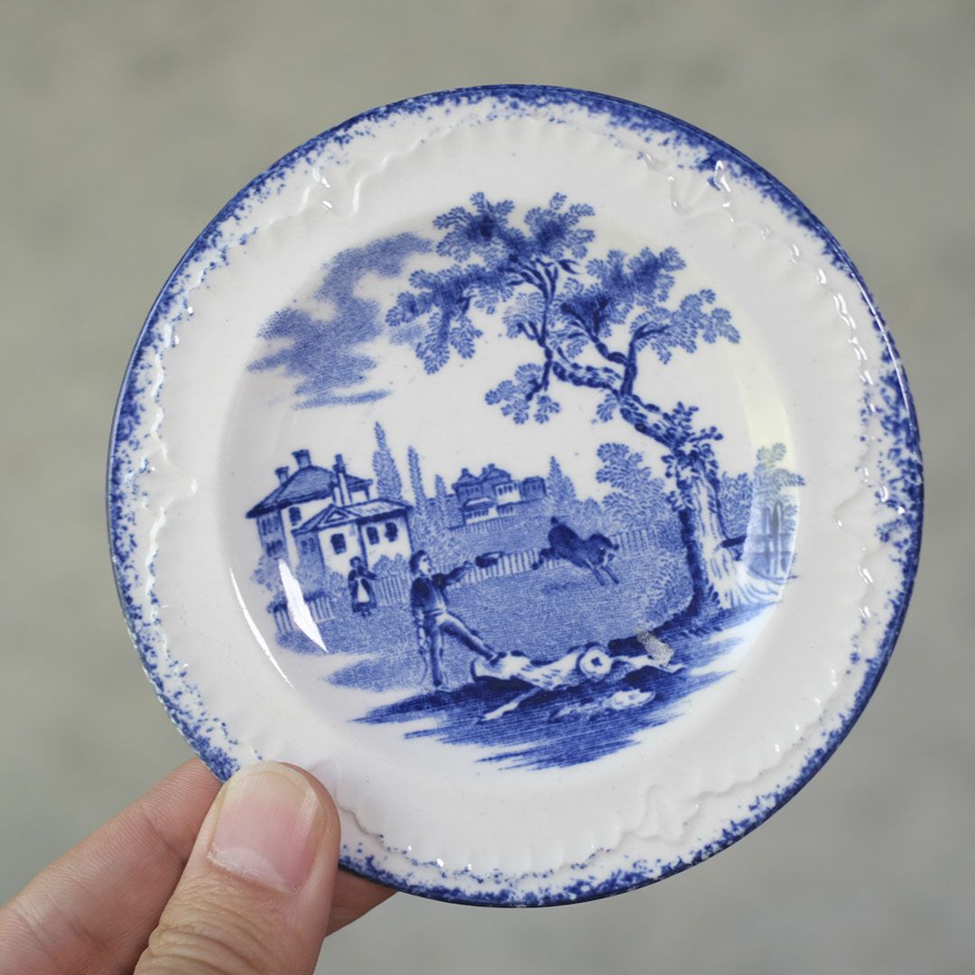 アンティークカップ&ソーサトリオ ミニ デミタス シノワズリ4