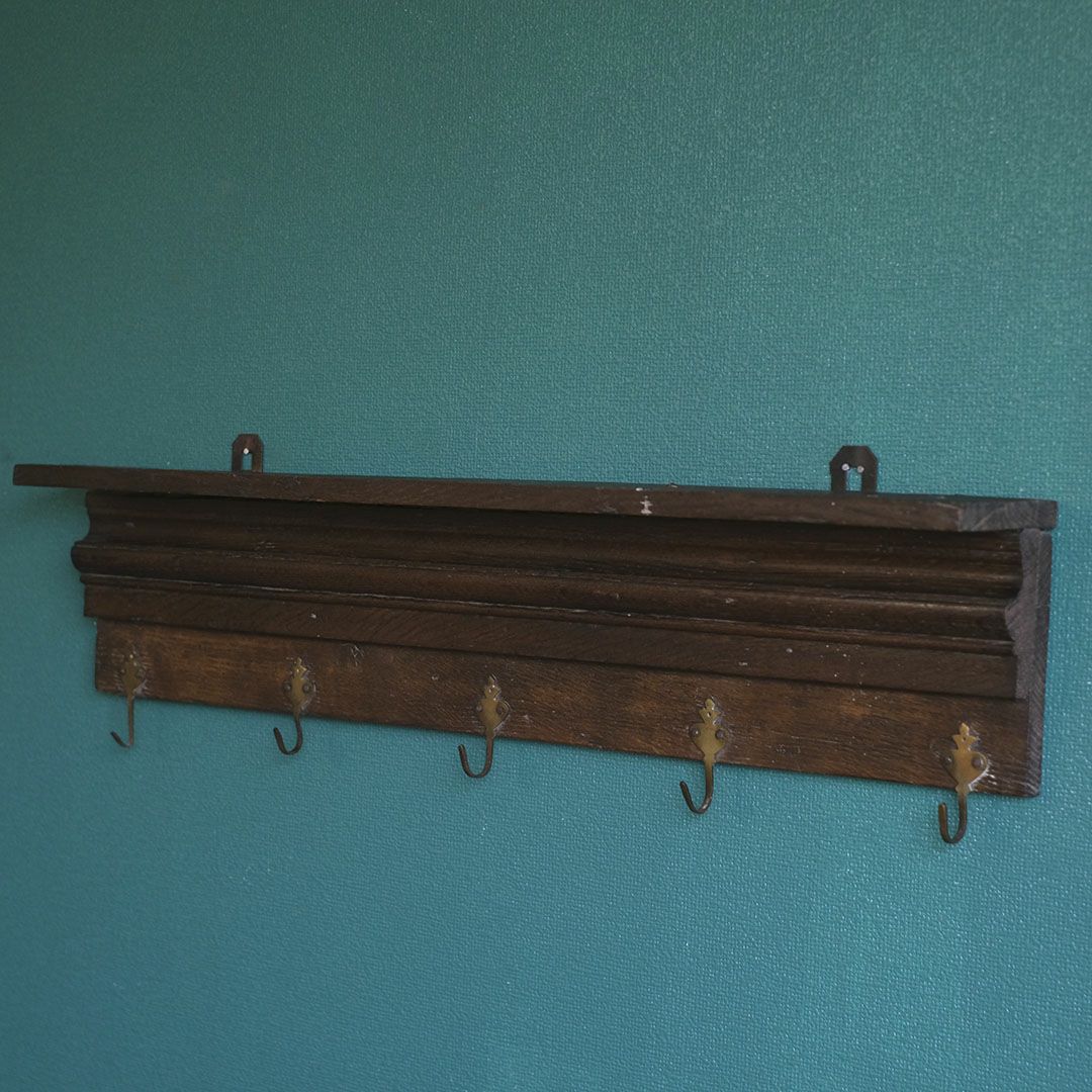 アンティークウォールシェルフ フックボード フランス アンティーク家具3
