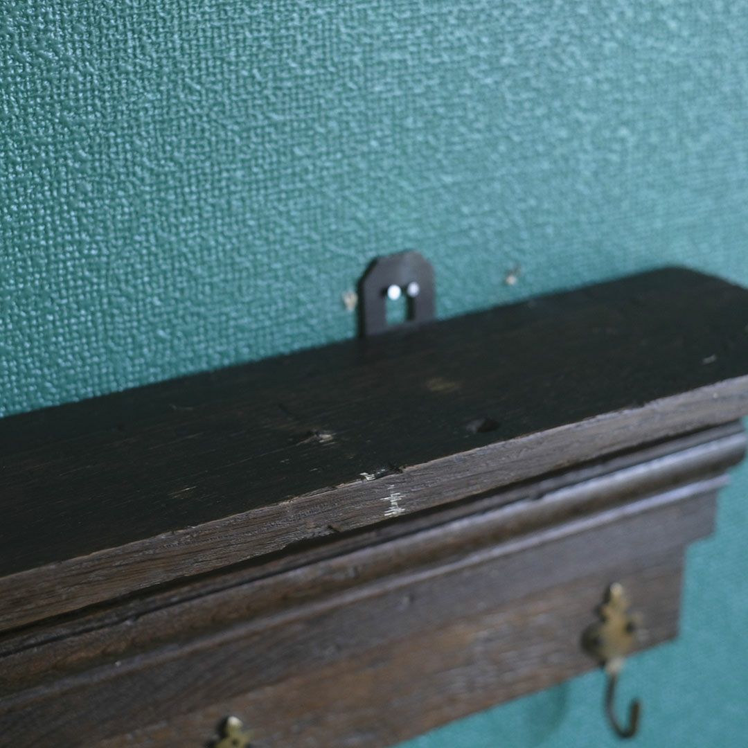 アンティークウォールシェルフ フックボード フランス アンティーク家具8