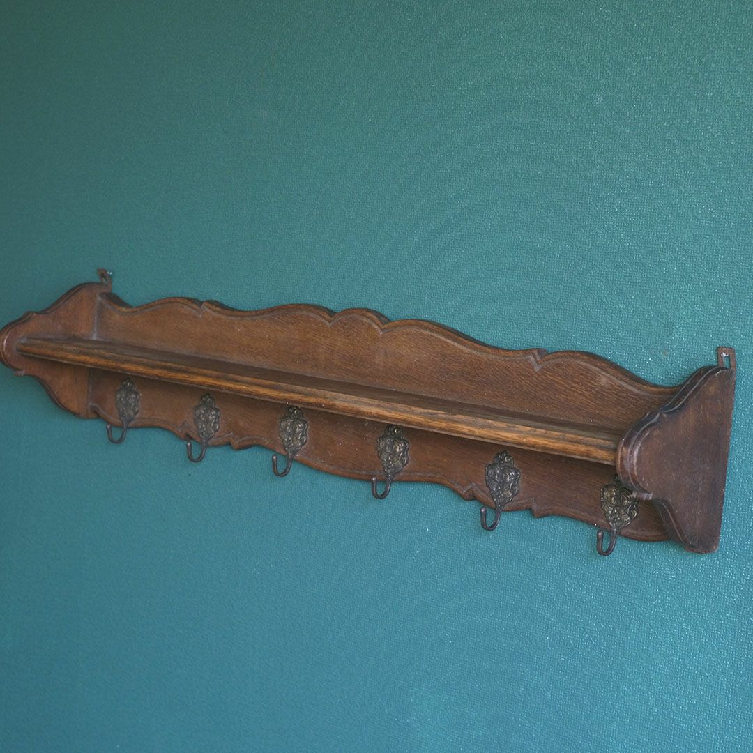 アンティークウォールシェルフ フックボード フランス アンティーク家具3