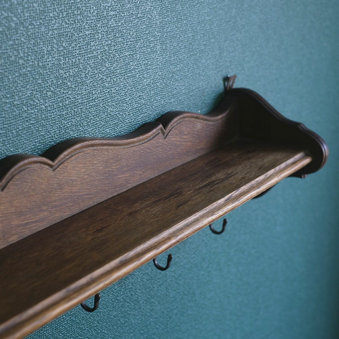 アンティークウォールシェルフ フックボード フランス アンティーク家具5