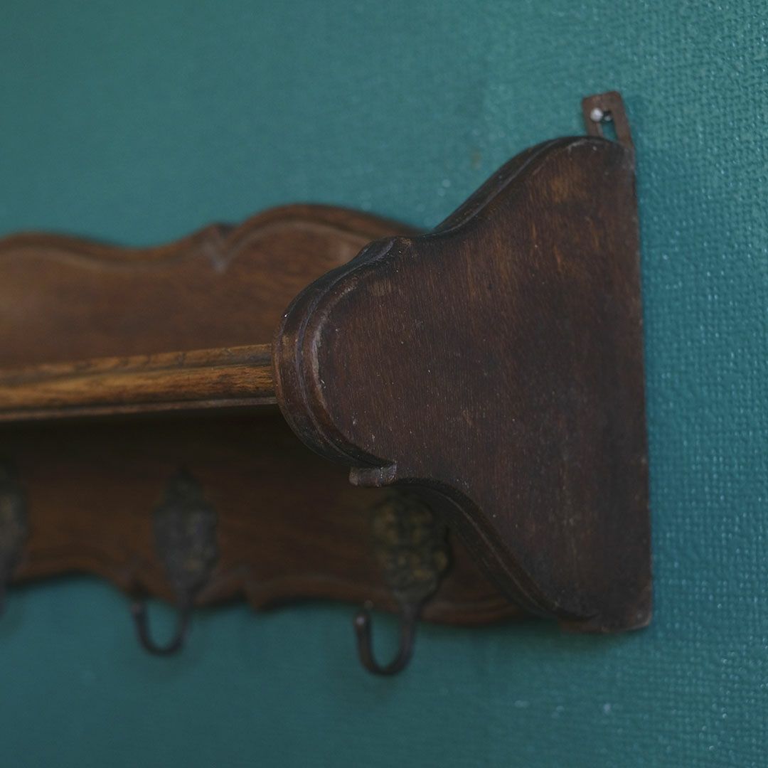 アンティークウォールシェルフ フックボード フランス アンティーク家具6