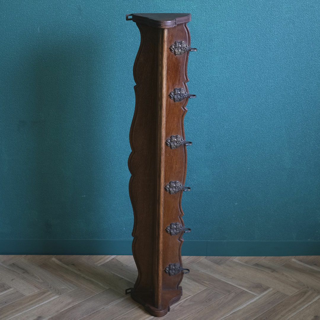 アンティークウォールシェルフ フックボード フランス アンティーク家具10