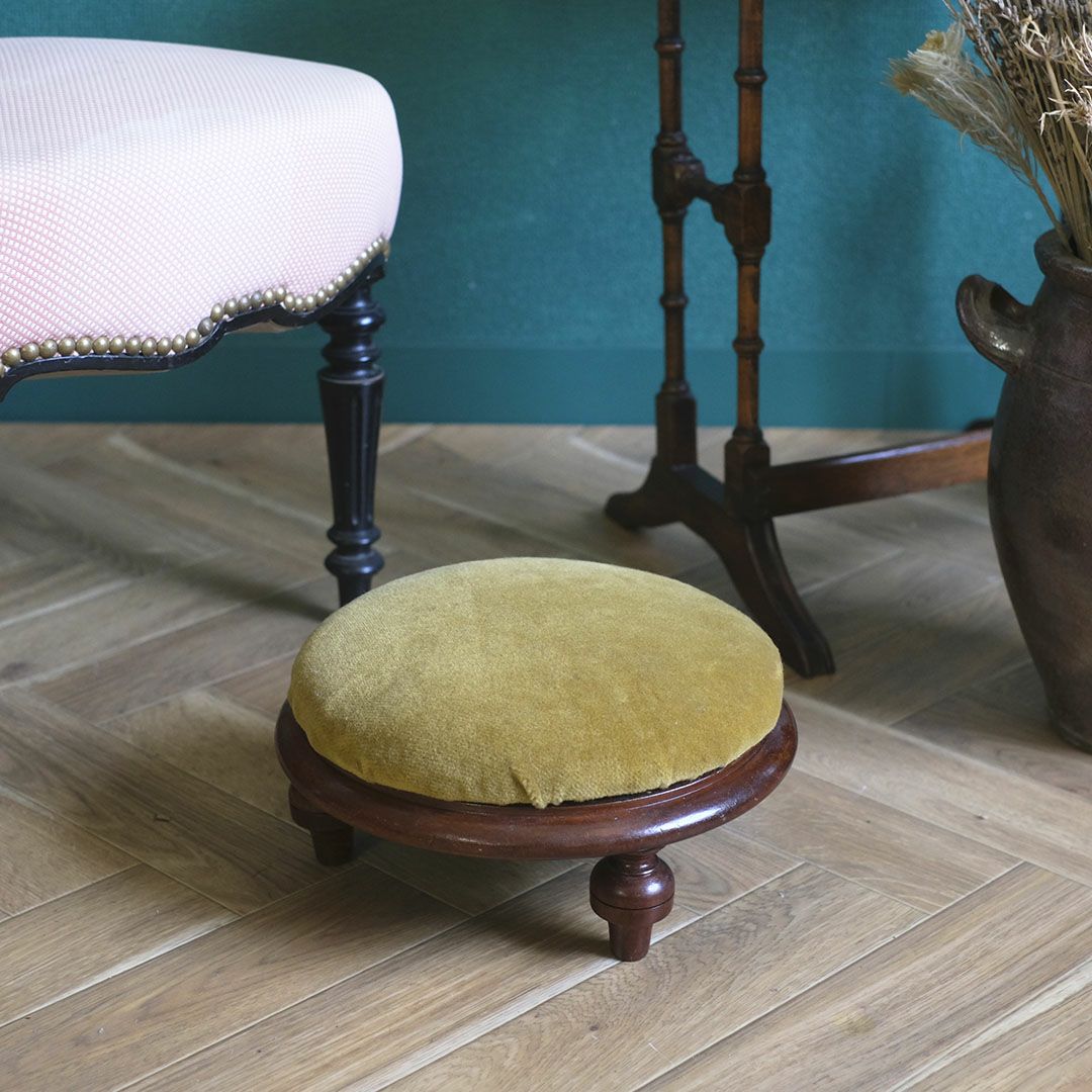 アンティークフットスツール オットマン イギリス アンティーク家具