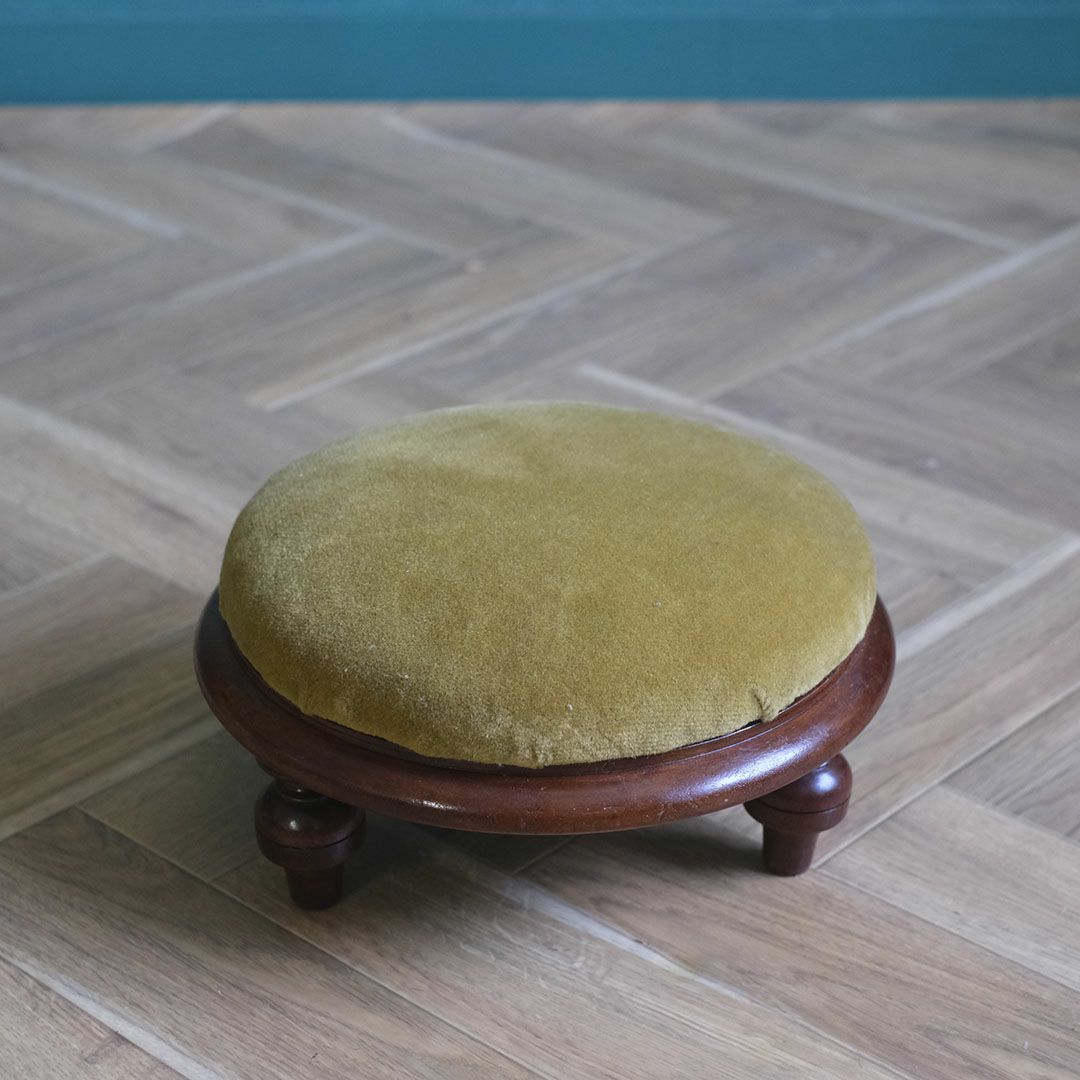 アンティークフットスツール オットマン イギリス アンティーク家具1