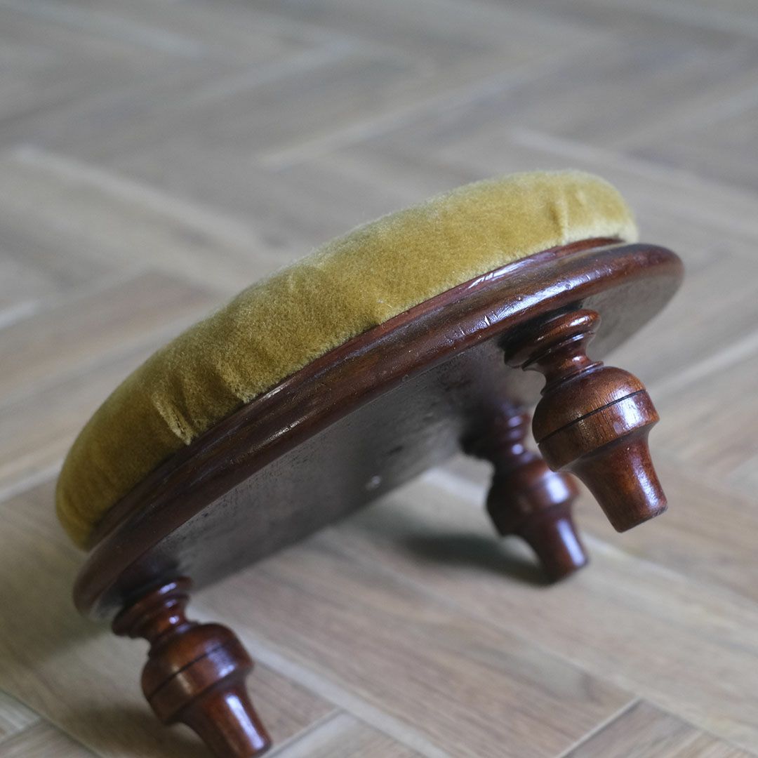 アンティークフットスツール オットマン イギリス アンティーク家具5