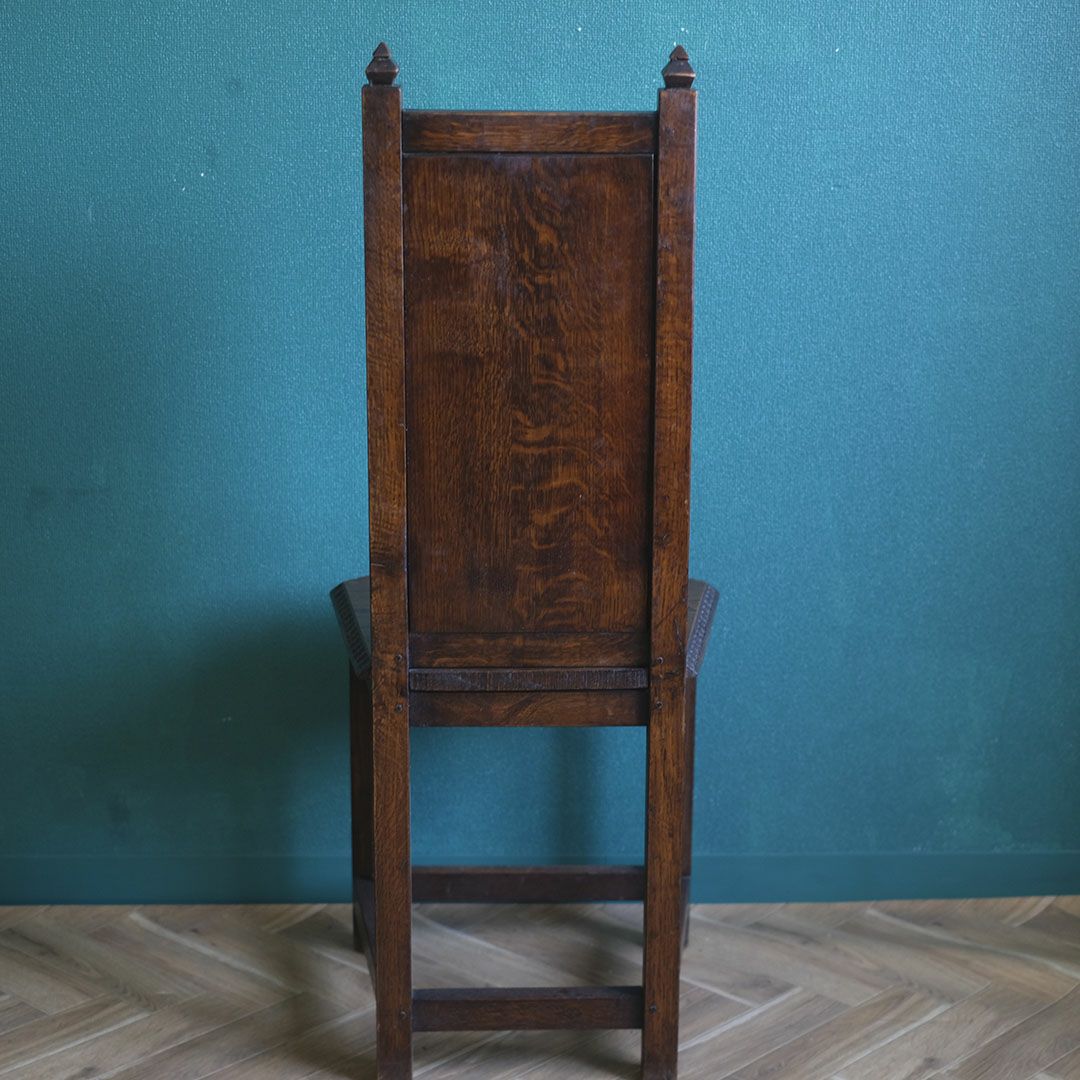 アンティーク 教会の椅子 フランス 歴史ある木製チェア/アンティーク家具7
