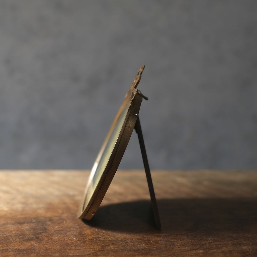 アンティ―クフォトフレーム ロココ フランス リボン装飾5