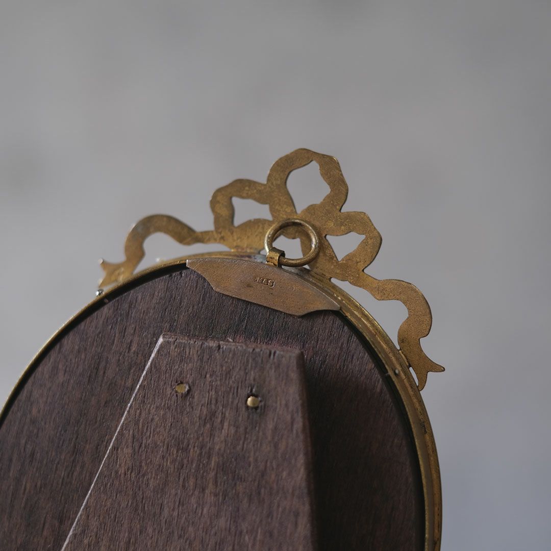 アンティ―クフォトフレーム ロココ フランス リボン装飾7