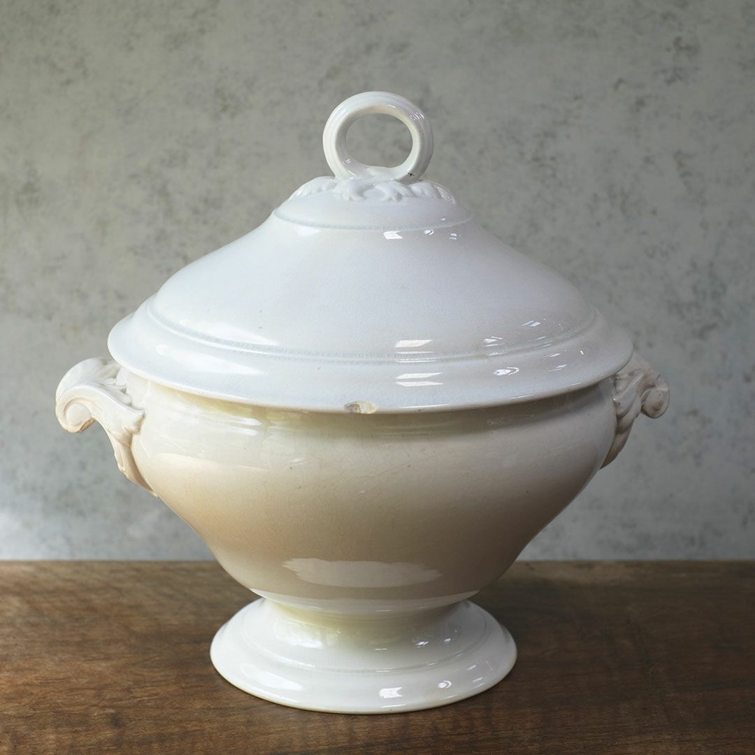 アンティーク スーピエール フランス スープチュリーン アンティーク食器1