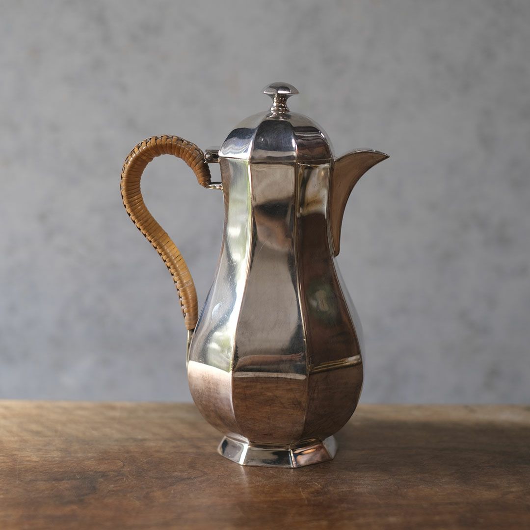 アンティーク ホットウォータージャグ イギリス シルバープレート1