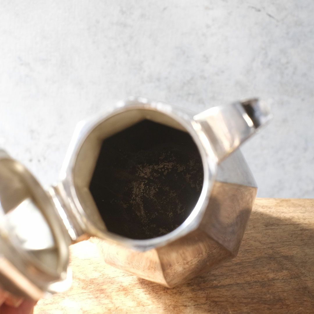 アンティーク ホットウォータージャグ イギリス シルバープレート6