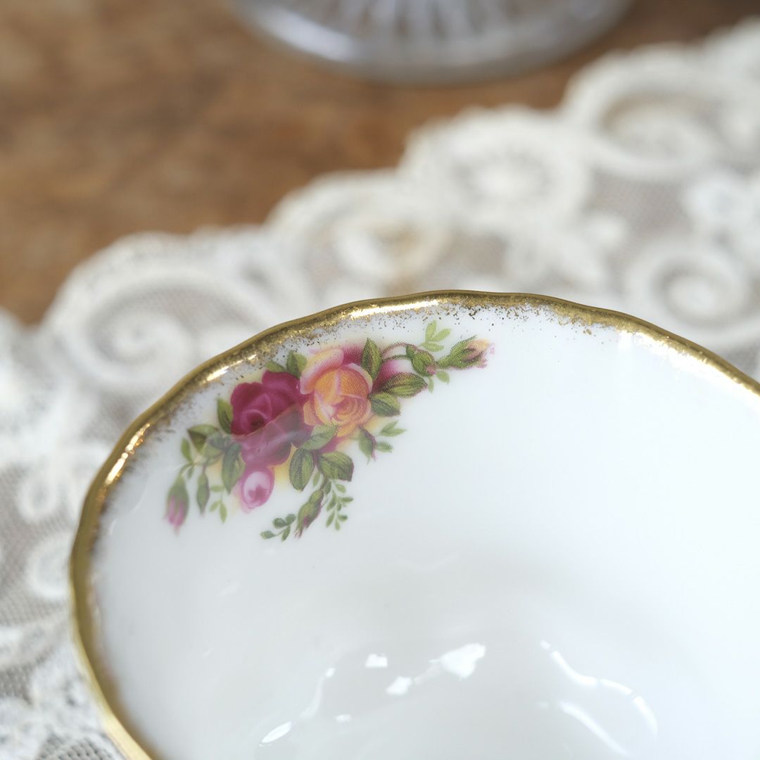 ヴィンテージ Royal Albertティーカップトリオ/old country rose イギリス ロイヤルアルバート 王室御用達/アンティーク食器8