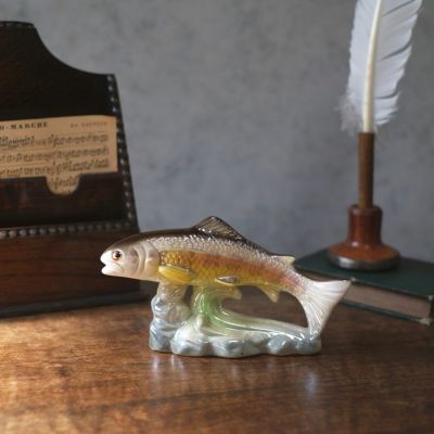 ヴィンテージフィギュリン 魚 陶器の置物 JEMMA HOLLAND オランダ