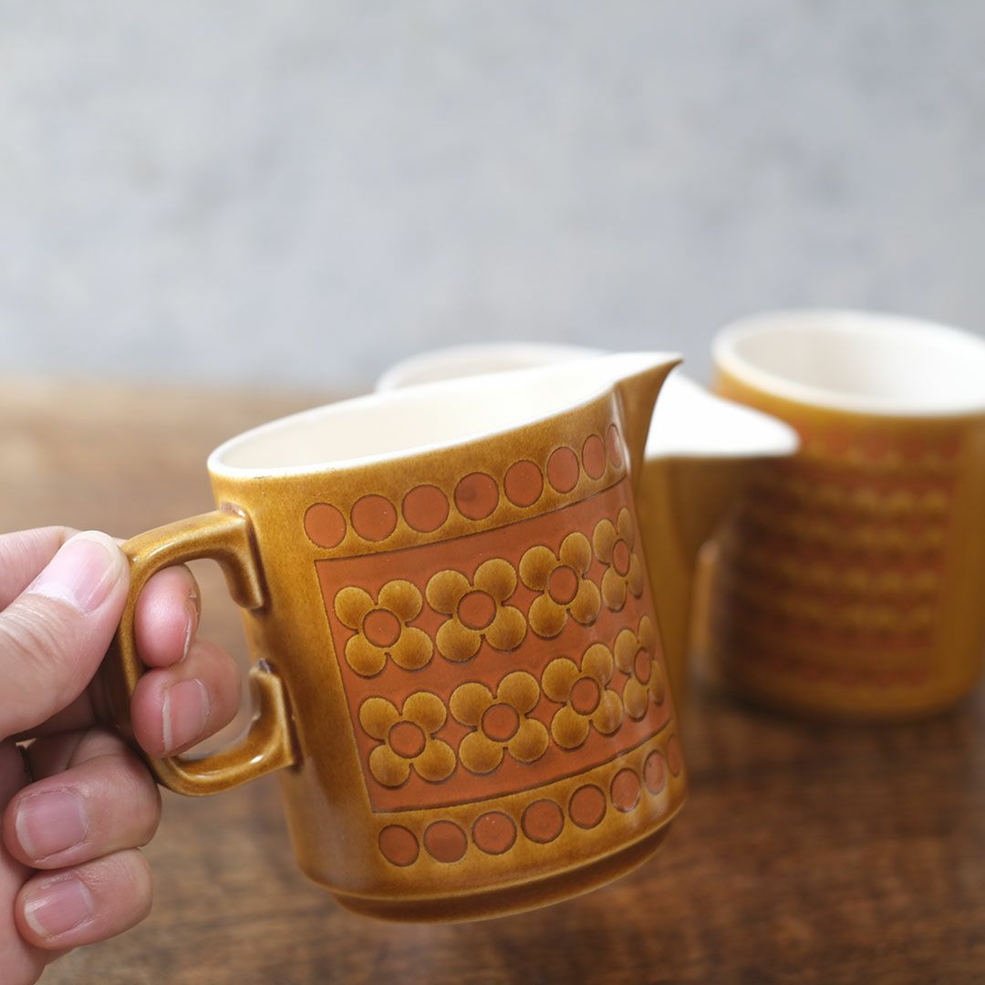 ヴィンテージ Hornsea ホーンジー Saffron サフラン クリーマー イギリス5