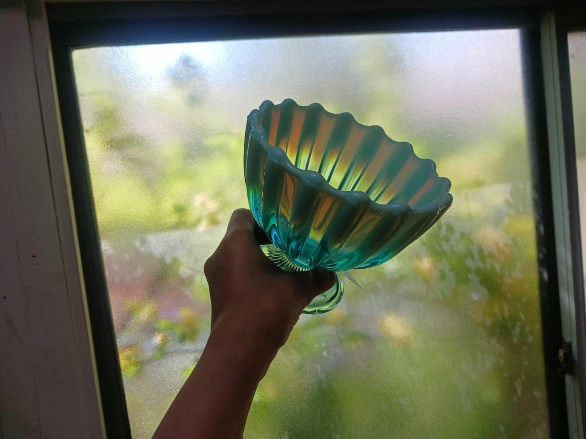  ヴィンテージオパールセントコンポートスタンド イギリス7