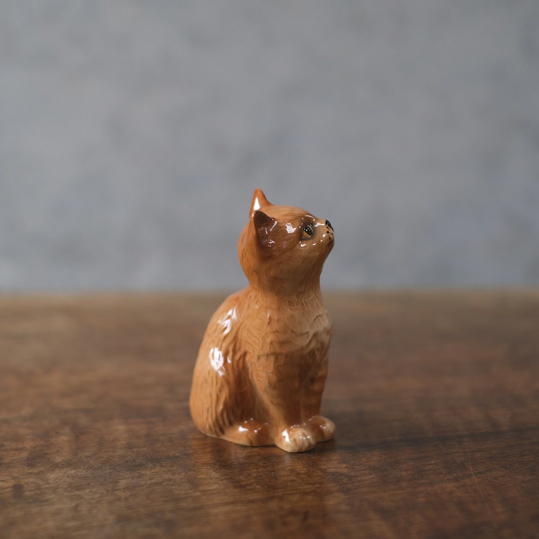 ヴィンテージフィギリン猫 BESWICK ベスウィック イギリス 置物2