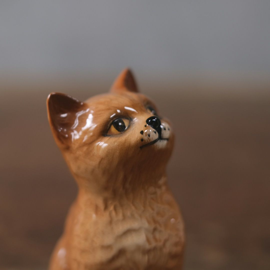 ヴィンテージフィギリン猫 BESWICK ベスウィック イギリス 置物7