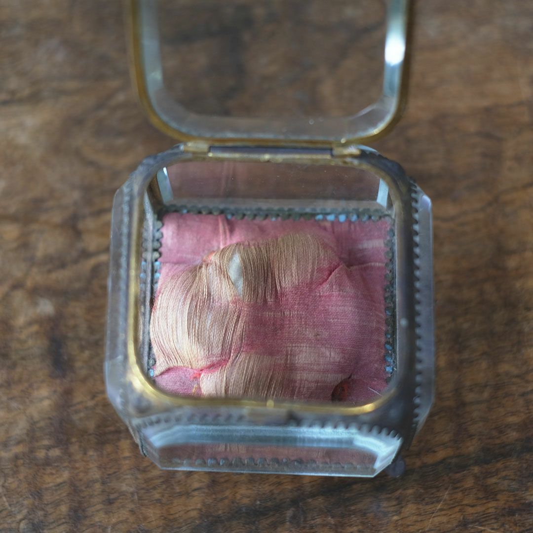 アンティークベベリングジュエリーボックス フランス 宝石箱6