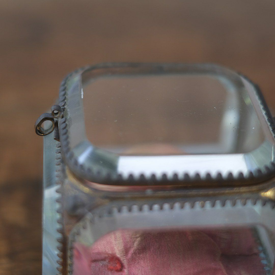 アンティークベベリングジュエリーボックス フランス 宝石箱8