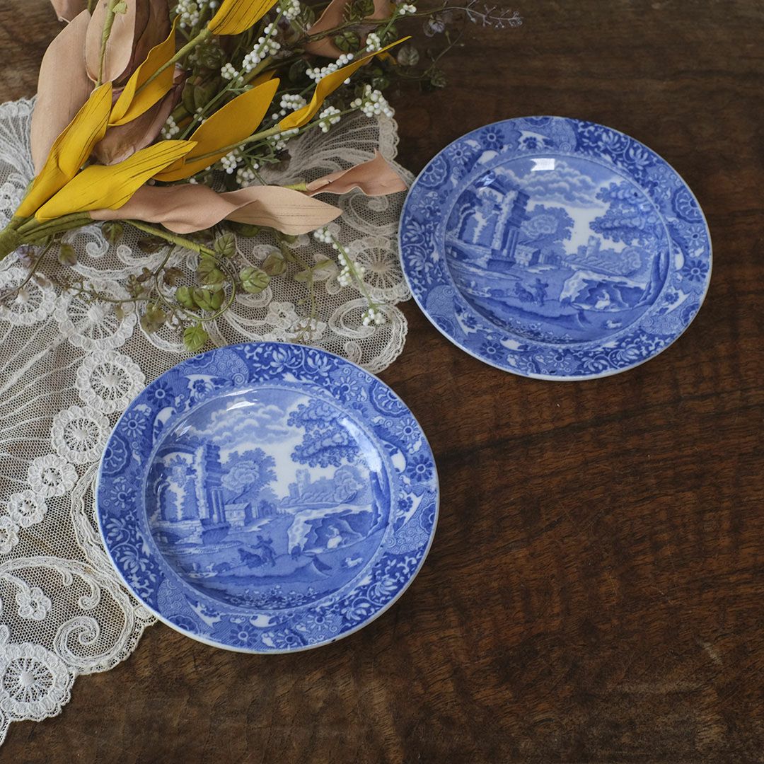 アンティーク小皿 SPODE ITALIAN スポード イギリス/アンティーク食器.1