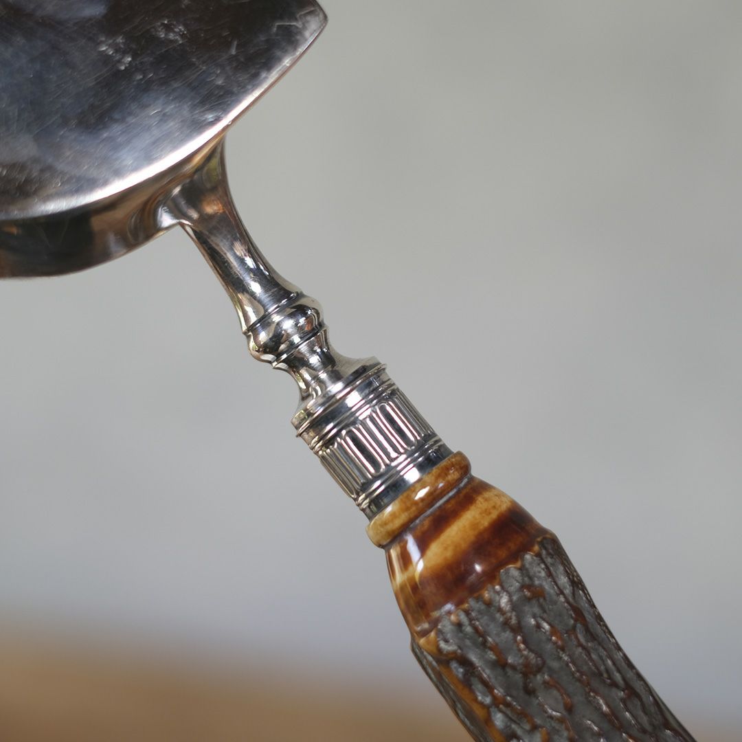 アンティーク クラムスクープ 19世紀 イギリス シルバープレート製パンくずとり ダストパン6