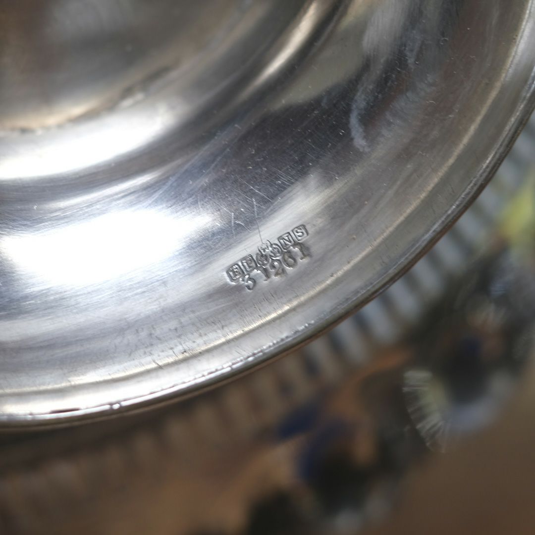 アンティークハンドルバスケット シルバープレート ヴィクトリアン イギリス9