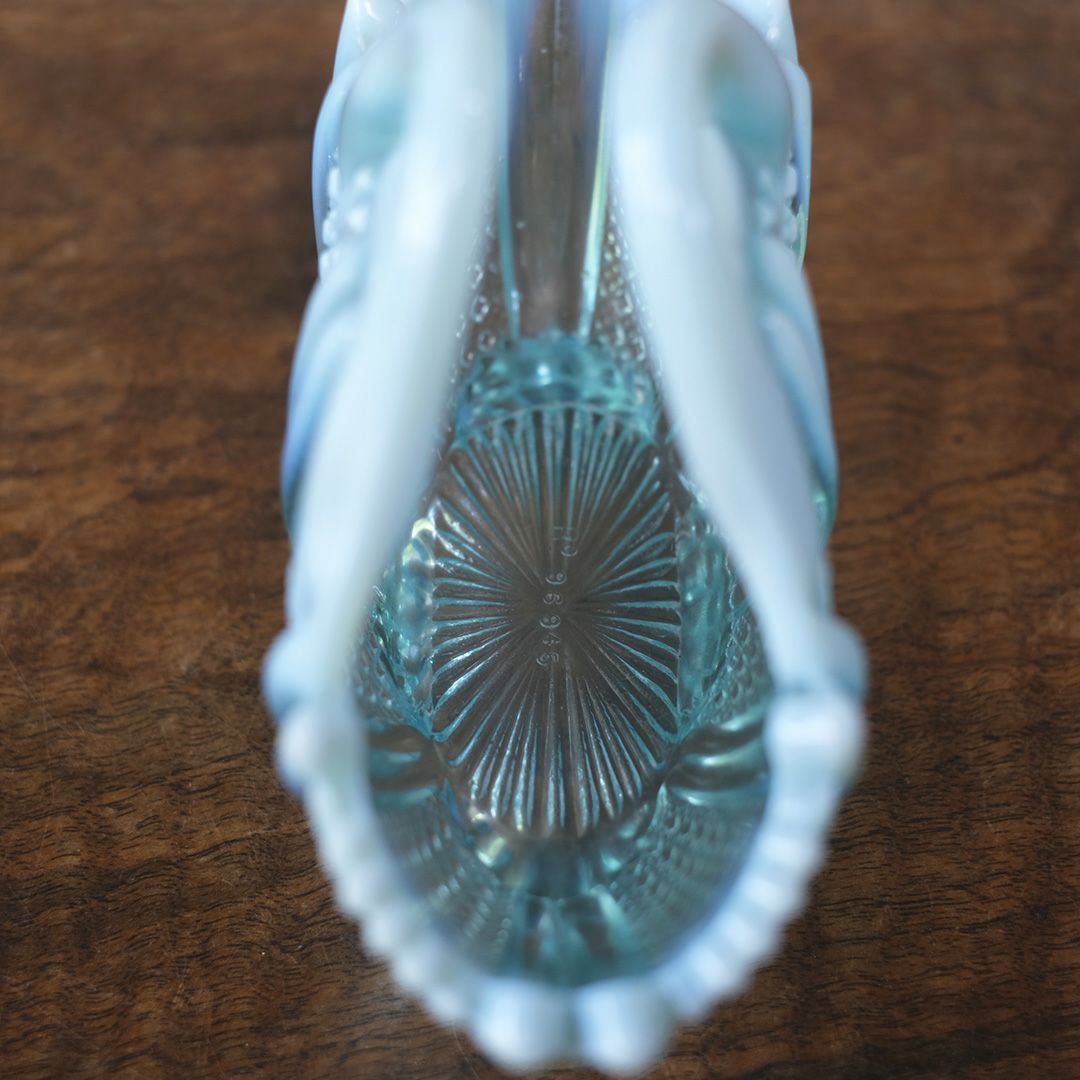 アンティークオブジェ オパールセント ガラスアート イギリス6