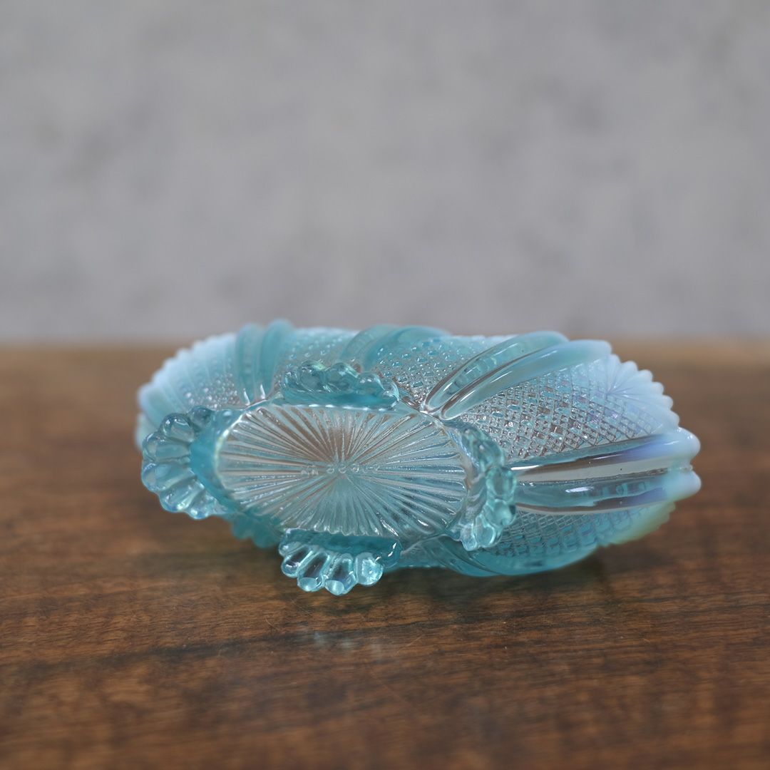 アンティークオブジェ オパールセント ガラスアート イギリス7