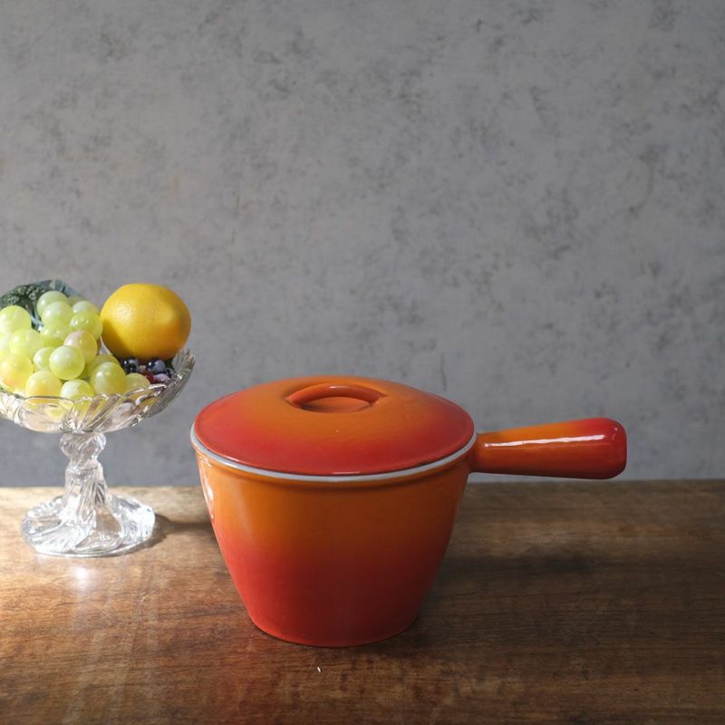 LE CREUSET オレンジ 片手鍋 Amazon.co.jp: ル・クルーゼ(Le Creuset) ホーロー 片手鍋EOS