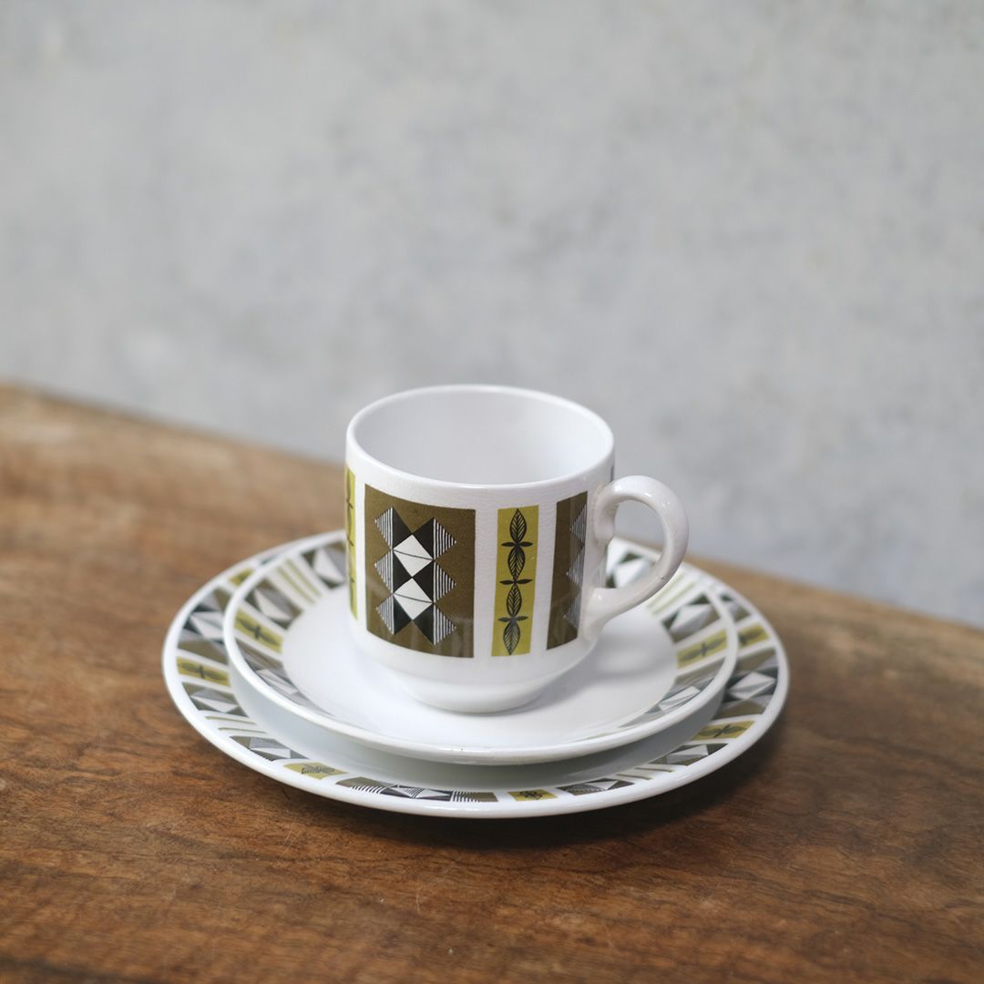 ヴィンテージ MIDWINTER ミッドウィンター コーヒーカップ＆ソーサー イギリス1