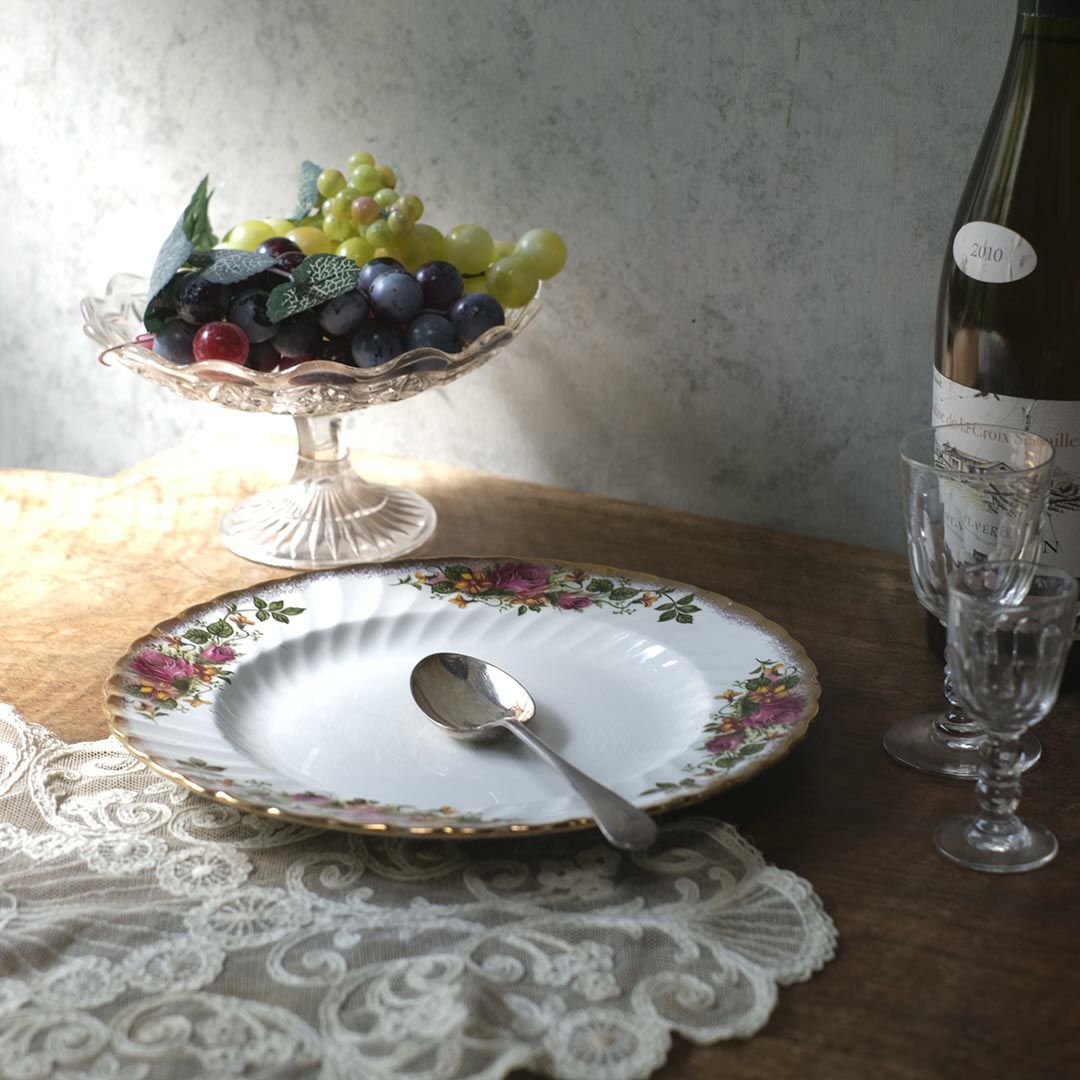 ヴィンテージディナー皿 Royal Albert ロイヤルアルバート イギリス1