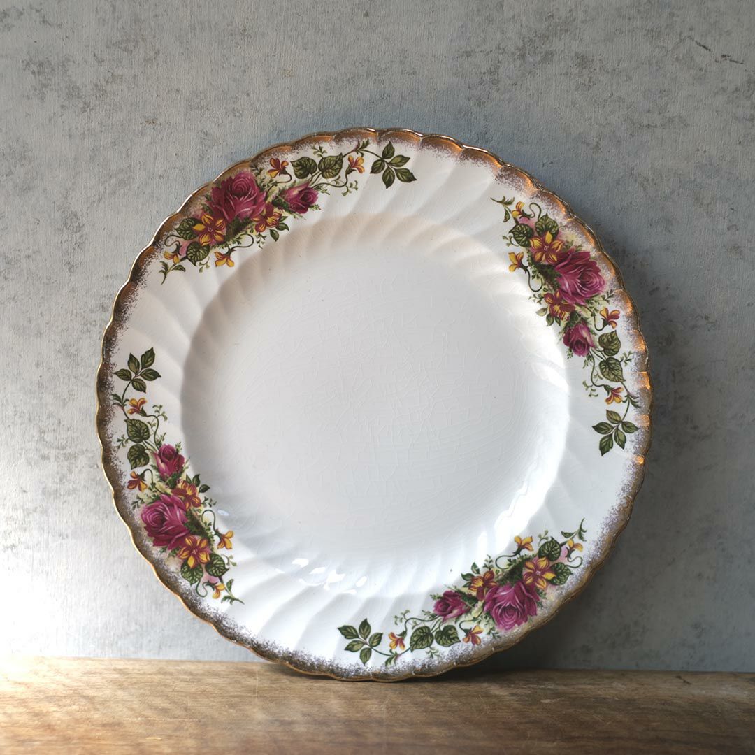 ヴィンテージディナー皿 Royal Albert ロイヤルアルバート イギリス2