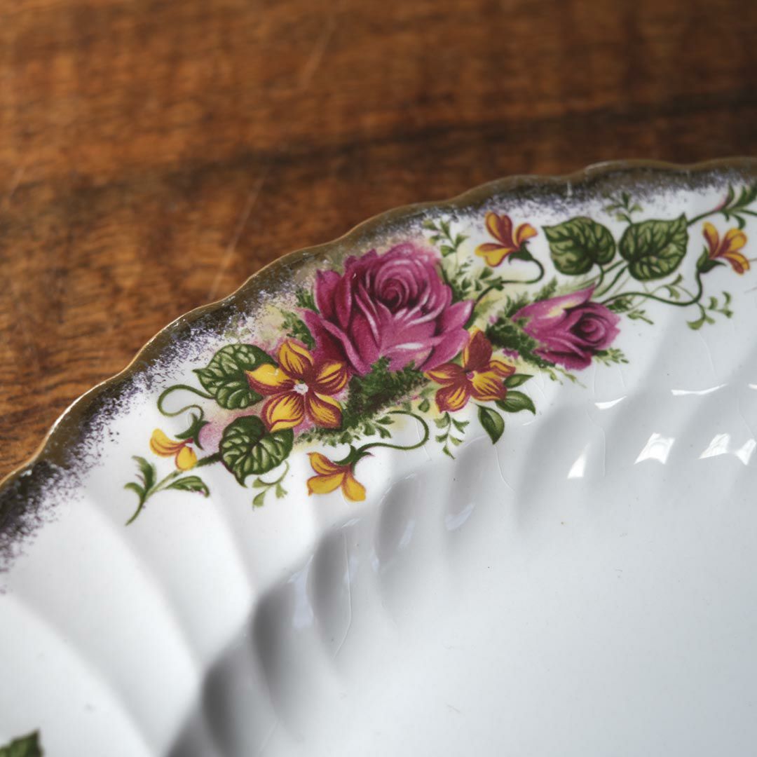ヴィンテージディナー皿 Royal Albert ロイヤルアルバート イギリス4