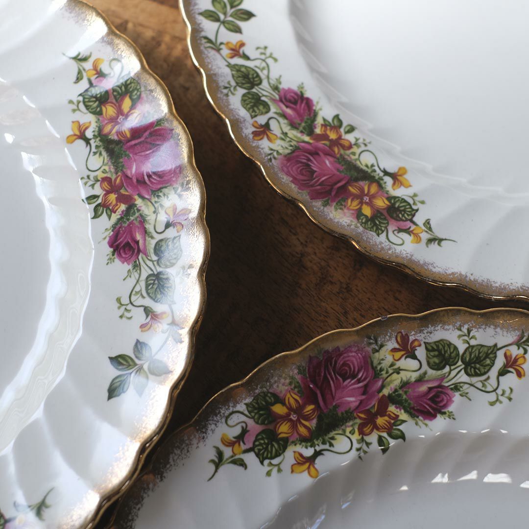 ヴィンテージディナー皿 Royal Albert ロイヤルアルバート イギリス5