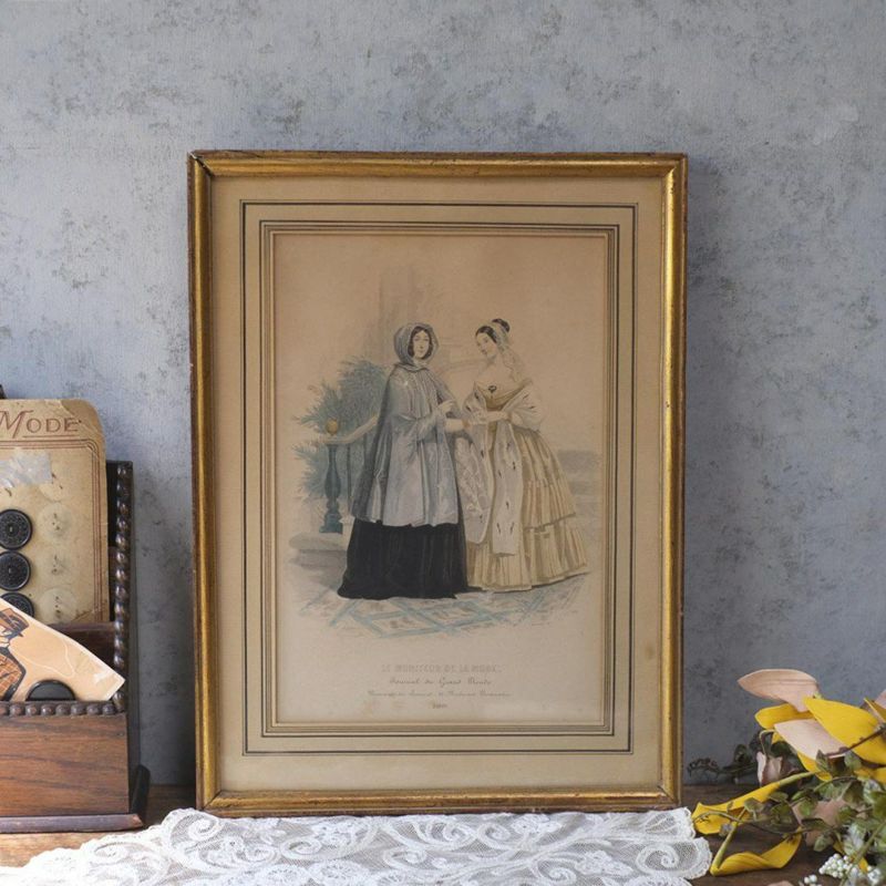 フランス　アンティーク　ファッション雑誌　1869年　年鑑本　モード　洋書 フランス la revue de madame 1925年 アンティーク モード誌【No